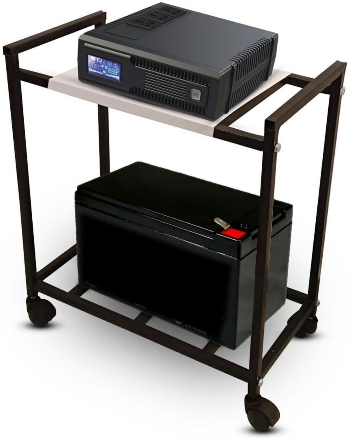 Inverter Trolley Stand with Wheels | Rust-Proof Base Trolley for Inverter and Battery-image-48