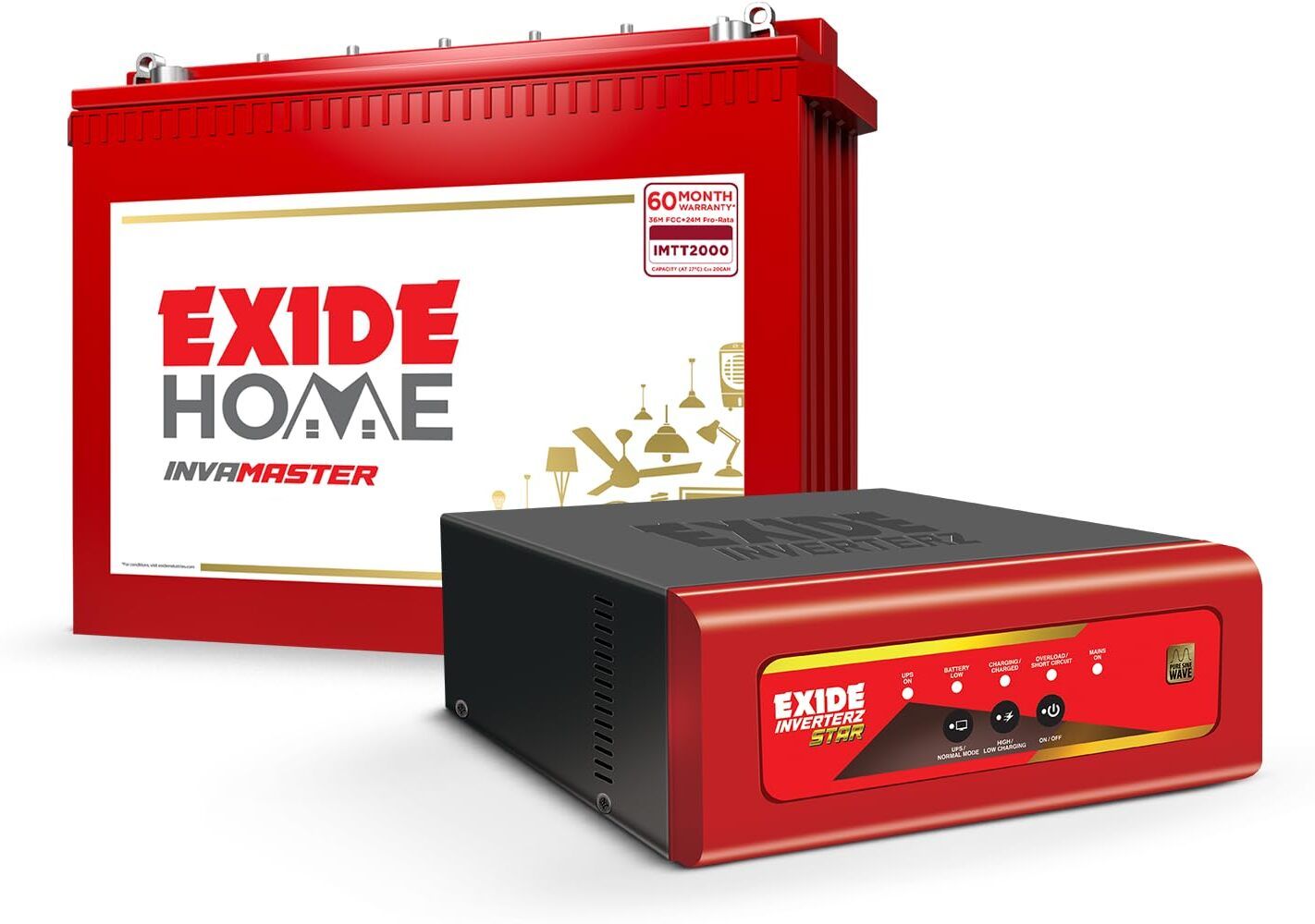 Star 1125/12V Inverter with IMTT2000 200Ah Tall Tubular Battery with 3 Year Warranty Pure Sine Wave Inverter-image-33