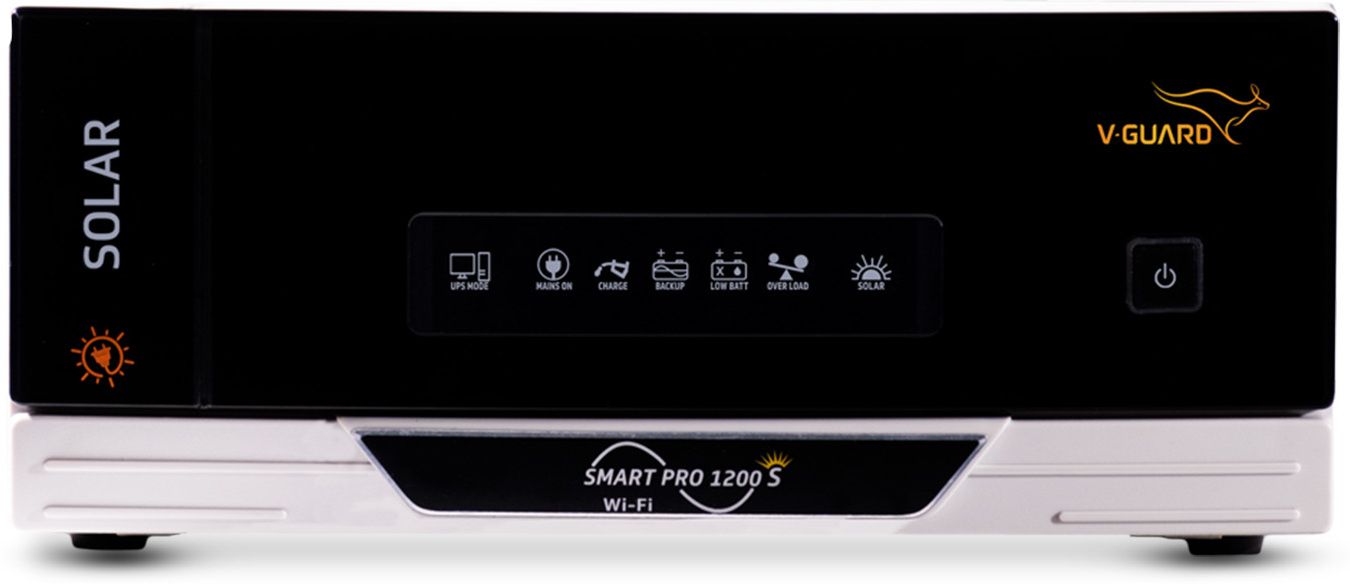 Smart Pro 1200 S Solar Inverter with Wi-Fi and Bluetooth Connectivity (Free Installation) Digital Pure Sine Wave Inverter