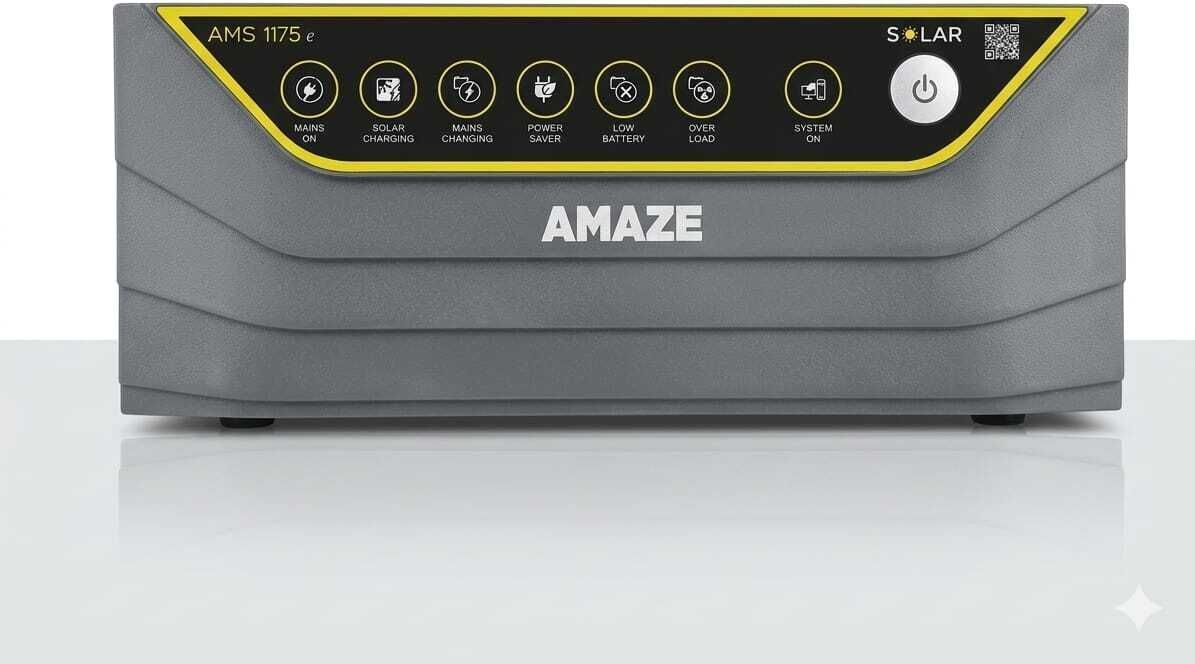AMS 1175E/12V Solar Inverter with 36 Months Warranty Solar Compatible Pure Sine Wave Inverter-image-19