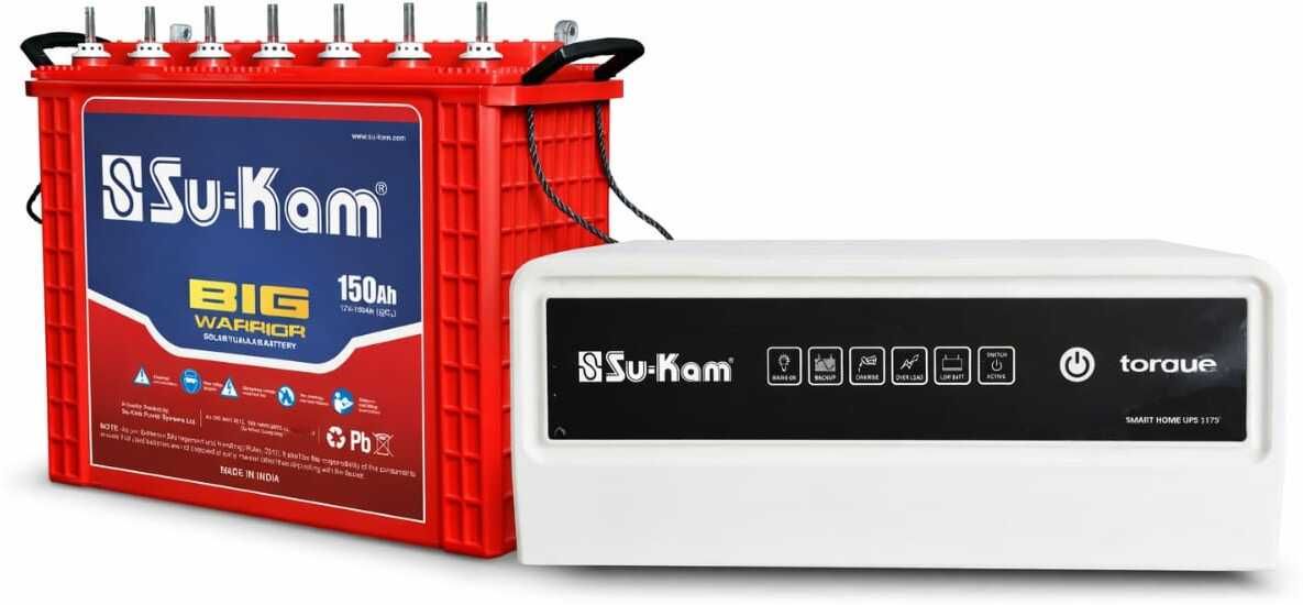 900 VA Torque 1175 Inverter with Big Warrior TT15036 150Ah battery with 60 Months Warranty Square Wave Inverter-image-45