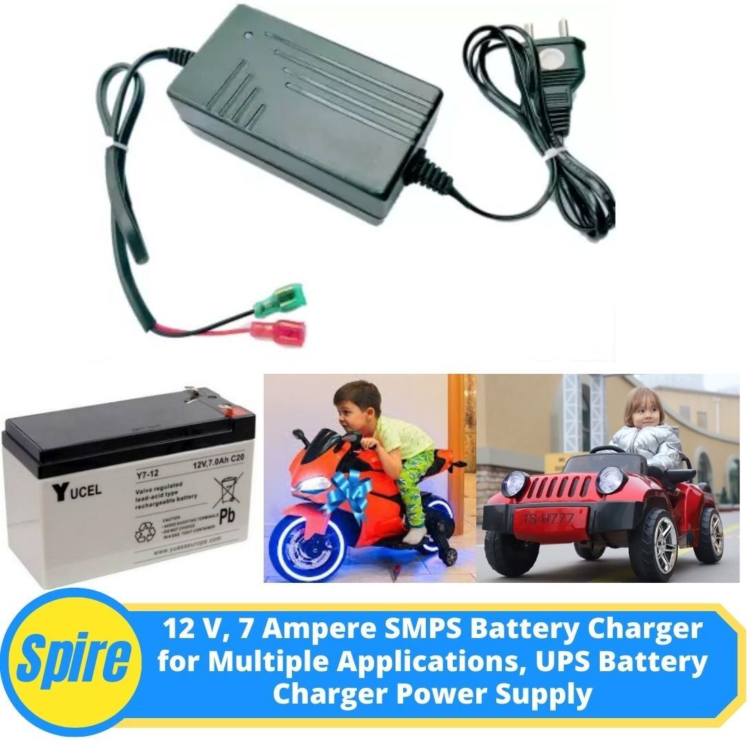 12V 7 Amp Battery Charger power adapter for UPS battery SUPER Square Wave Inverter