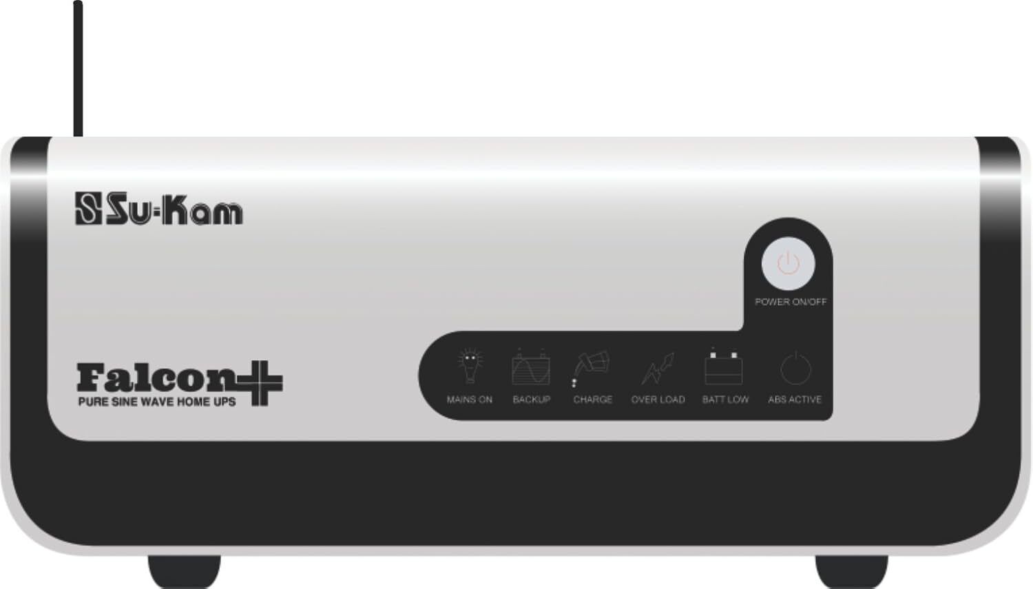 Su-Kam Falcon+ 1100/12V Pure Sine Wave UPS (White) with 2 Year Warranty Pure Sine Wave Inverter-image-16