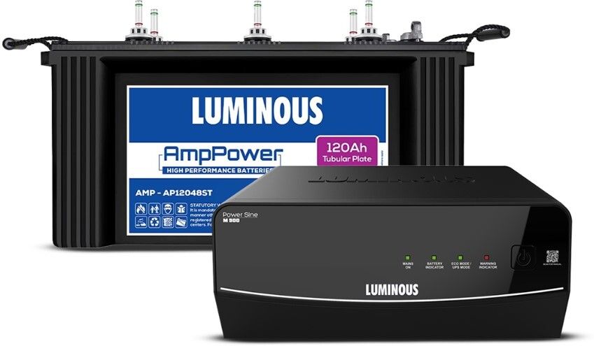 700 VA Power Sine M900 700VA Inverter + AP12048ST 120Ah Short Tabular with 3 Year Warranty Pure Sine Wave Inverter-image-6