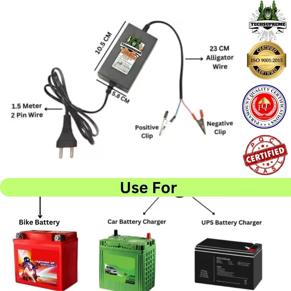 12 Volt UPS Battery Charger 14 Volt 2 Amp Bike SMPS Power Supply Square Wave Inverter-image-49