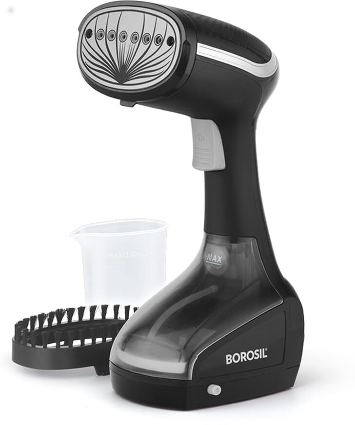 borosil Handheld Garment Steamer GS01, Horizontal & Vertical Use, 1000W Fast Heating 1000 W Garment Steamer-picture-19