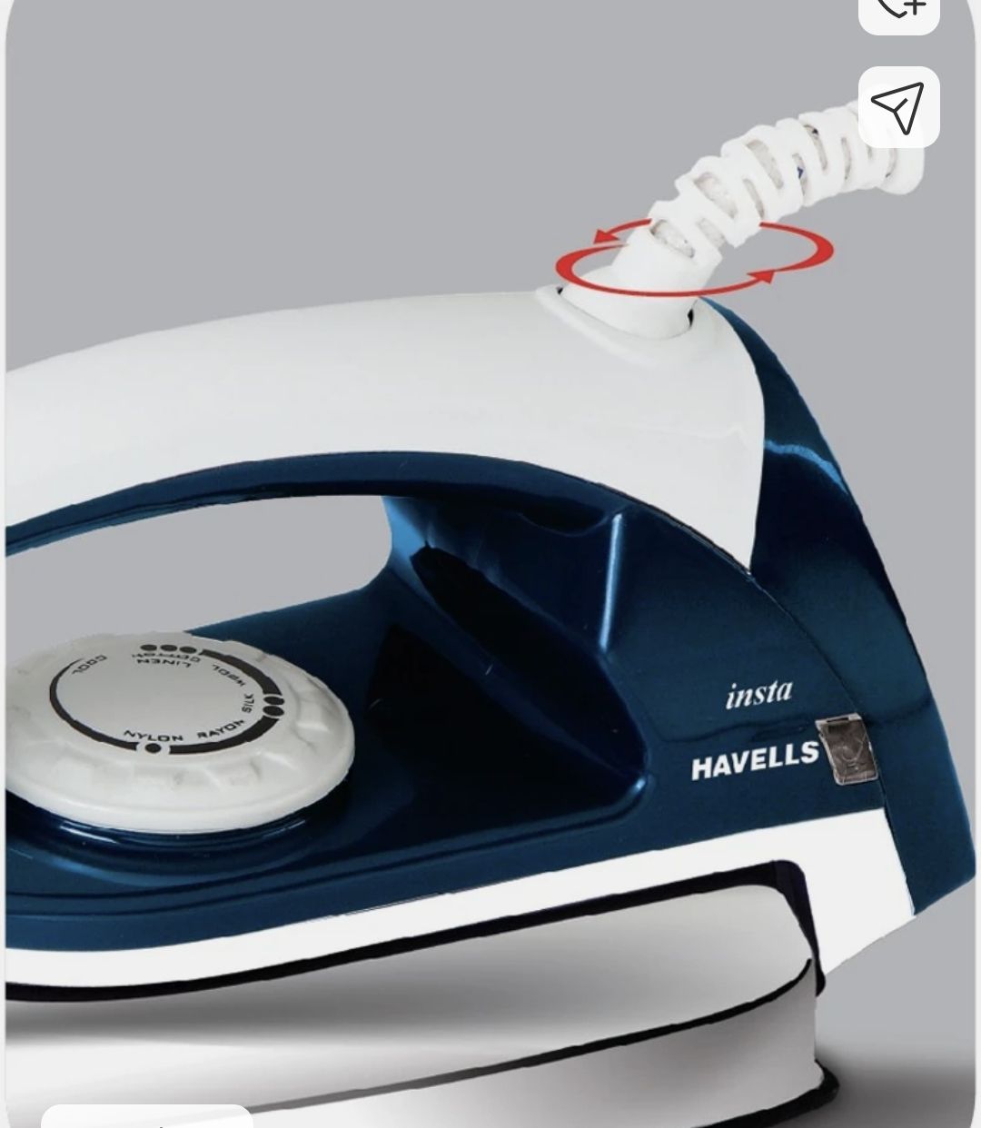 havells GHGDIAXB060 600 W Dry Iron-picture-28