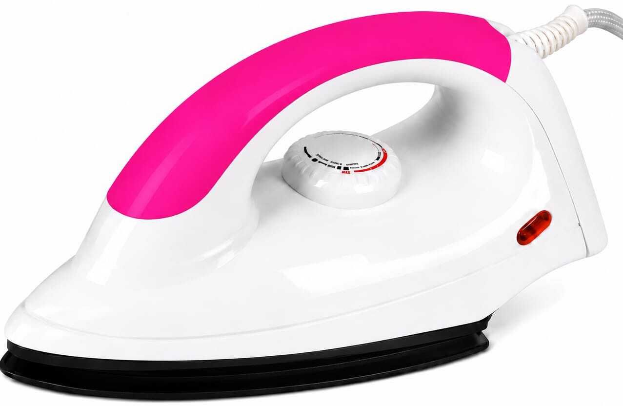 Multicolor Dry Iron with Non-Stick Soleplate & Temperature Control 750 W Dry Iron-image-11