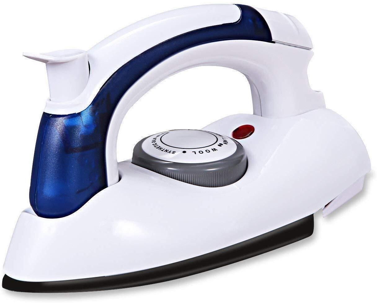 Small Size Mini Plastic Portable Foldable Travel Steamer Dry Iron with U-Shape 700 W Dry Iron-image-2