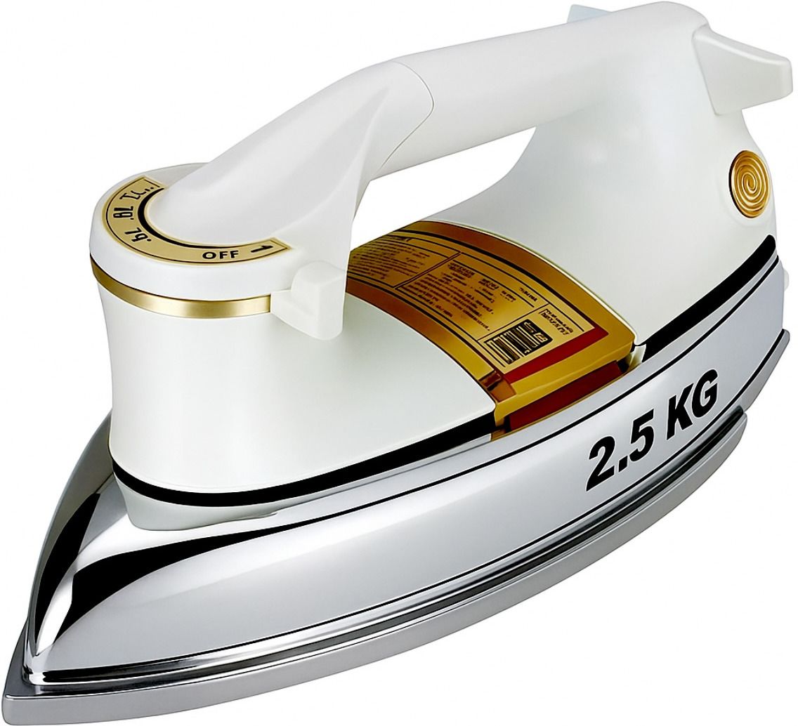 Silvertone 1000 Watt Heavy weight Dry Iron Press Box| Quick Heat Up| Steel Base 1000 W Dry Iron-image-12