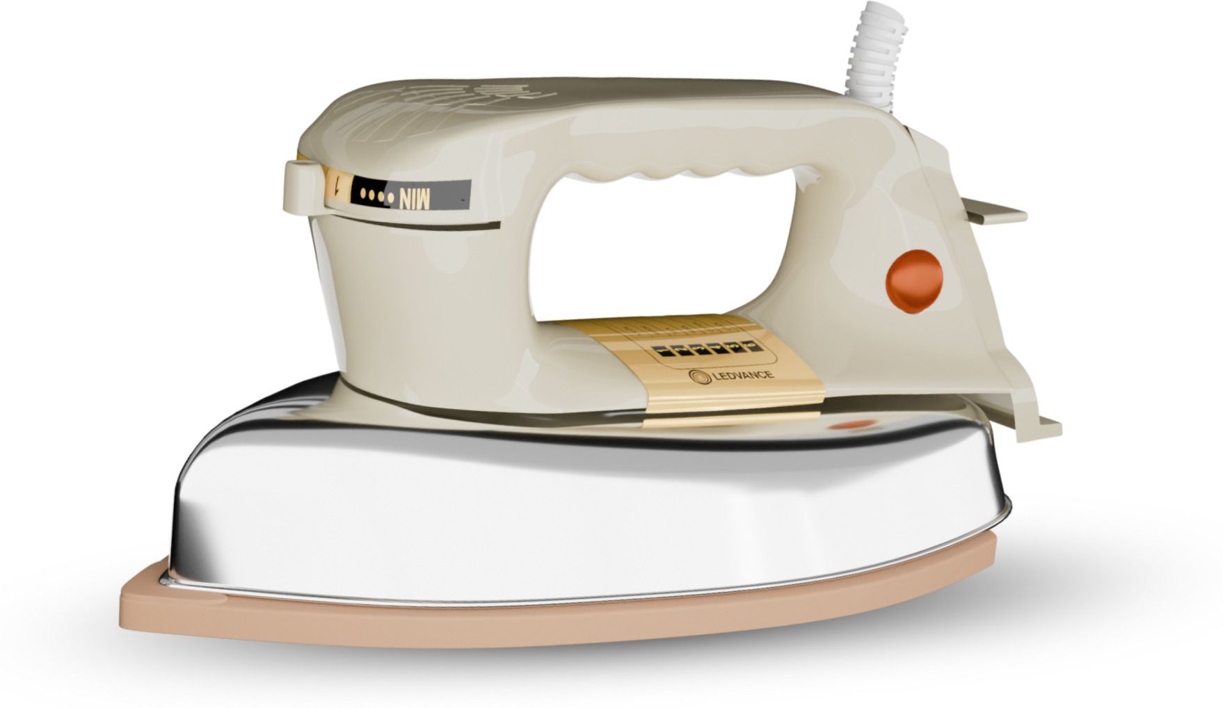 Dry Iron 1100 Watt | Dry Iron for Clothes | Heavy Weight Iron Press | 360° Cord- 1100 W Dry Iron-image-27