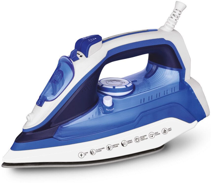 kent Luxe Steam Iron|Powerful Steam|Non-Stick SolePlate|Vertical &Horizontal Ironing 2200 W Steam Iron-picture-8