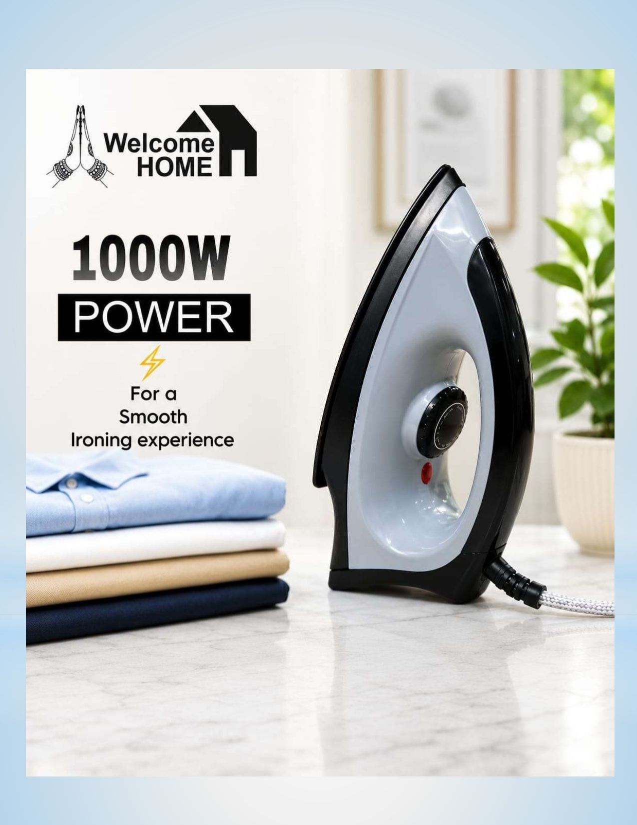 welcome home Grey-Dry-Iron55 1000 W Dry Iron-picture-0