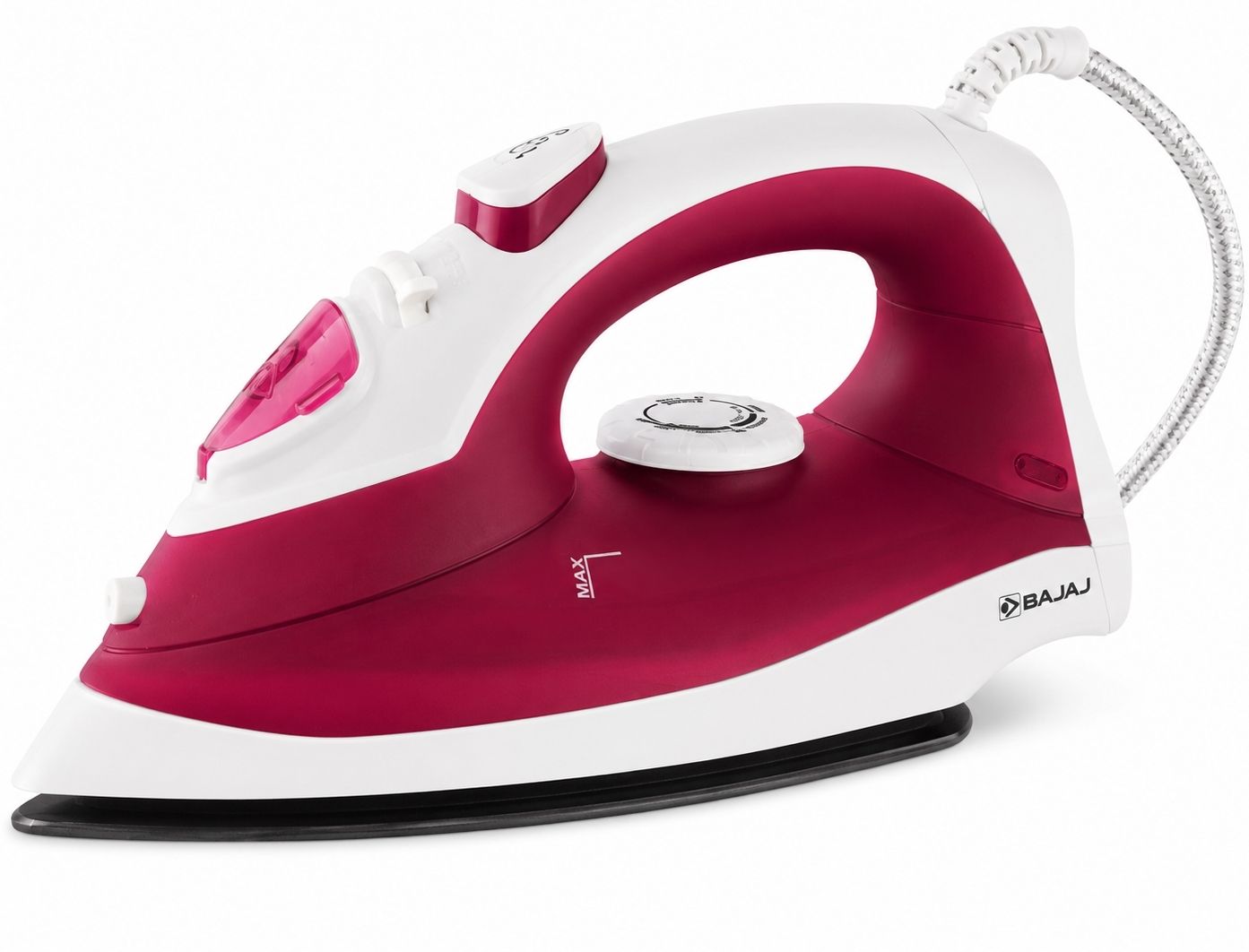 bajaj MX 4 Neo Steam Iron | 1250W | Non-Stick Soleplate | 1250 W Steam Iron-picture-2
