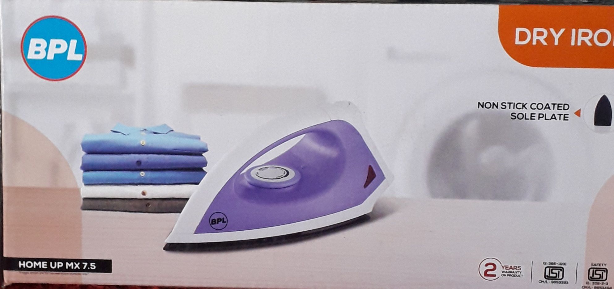BDIS0010 COOL TOUCH PLASTIC BODY AND ADJUSTABLE TEMPERTURE CONTROL 750 W Dry Iron-image-11