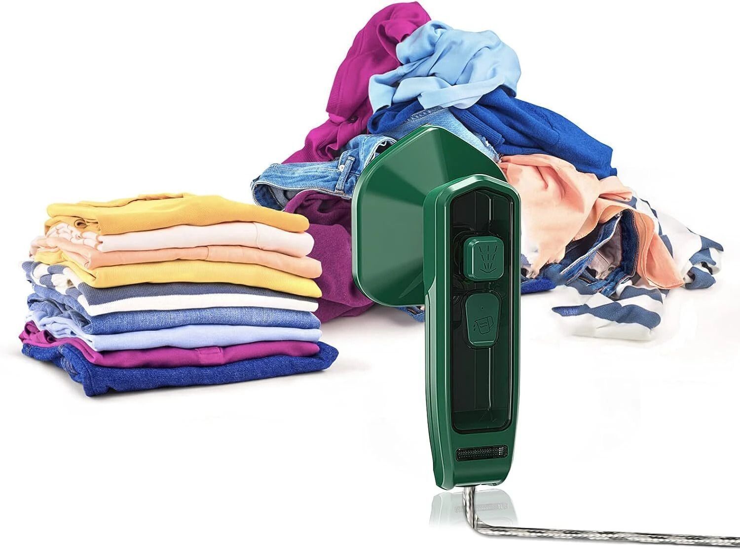 radhe Dry and Wet Ironing Steamer-Green 50 W Garment Steamer-picture-34