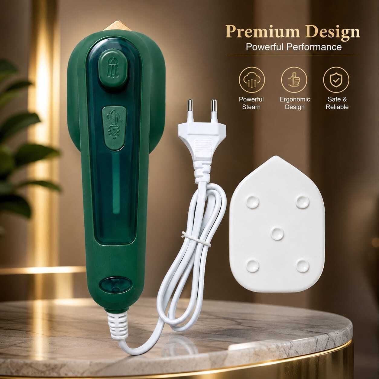 SAT SteamGo Pro S112-in-1 Steam & Dry Iron I Horizontal & Vertical Steaming 1000 W Garment Steamer-image-5