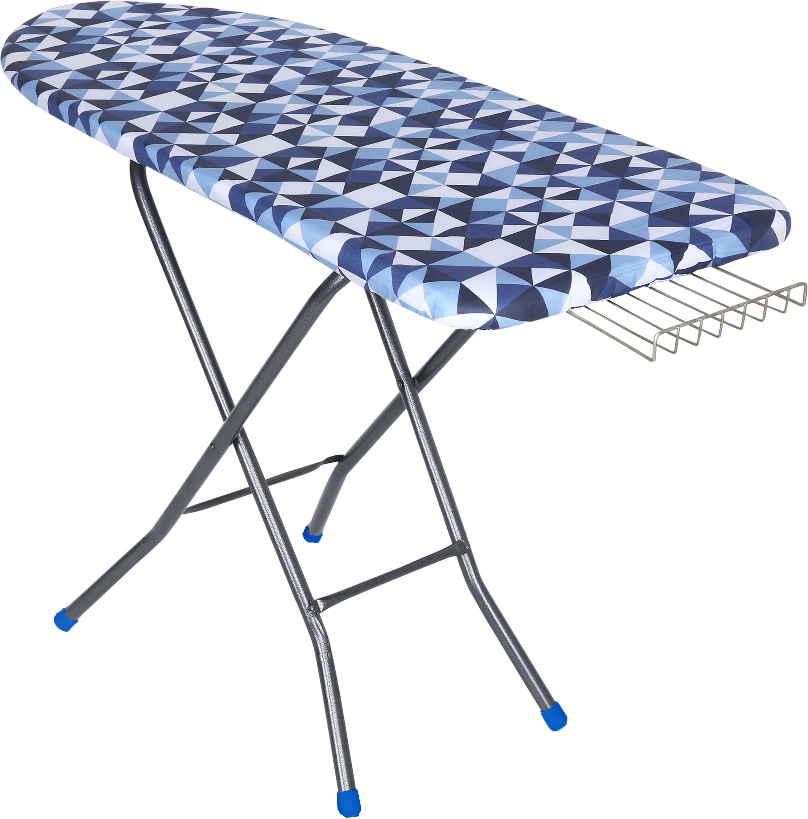 Wooden Self Standing 18" Unique with Iron Stand - (Blue) Ironing Board-image-43