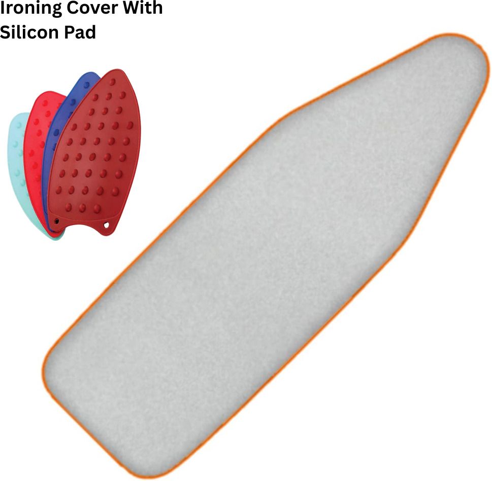 Fire Resistant Aluminised Cloth Cover for Ironing Boards | 114X41 CM | Iron Pad Ironing Mat-image-7