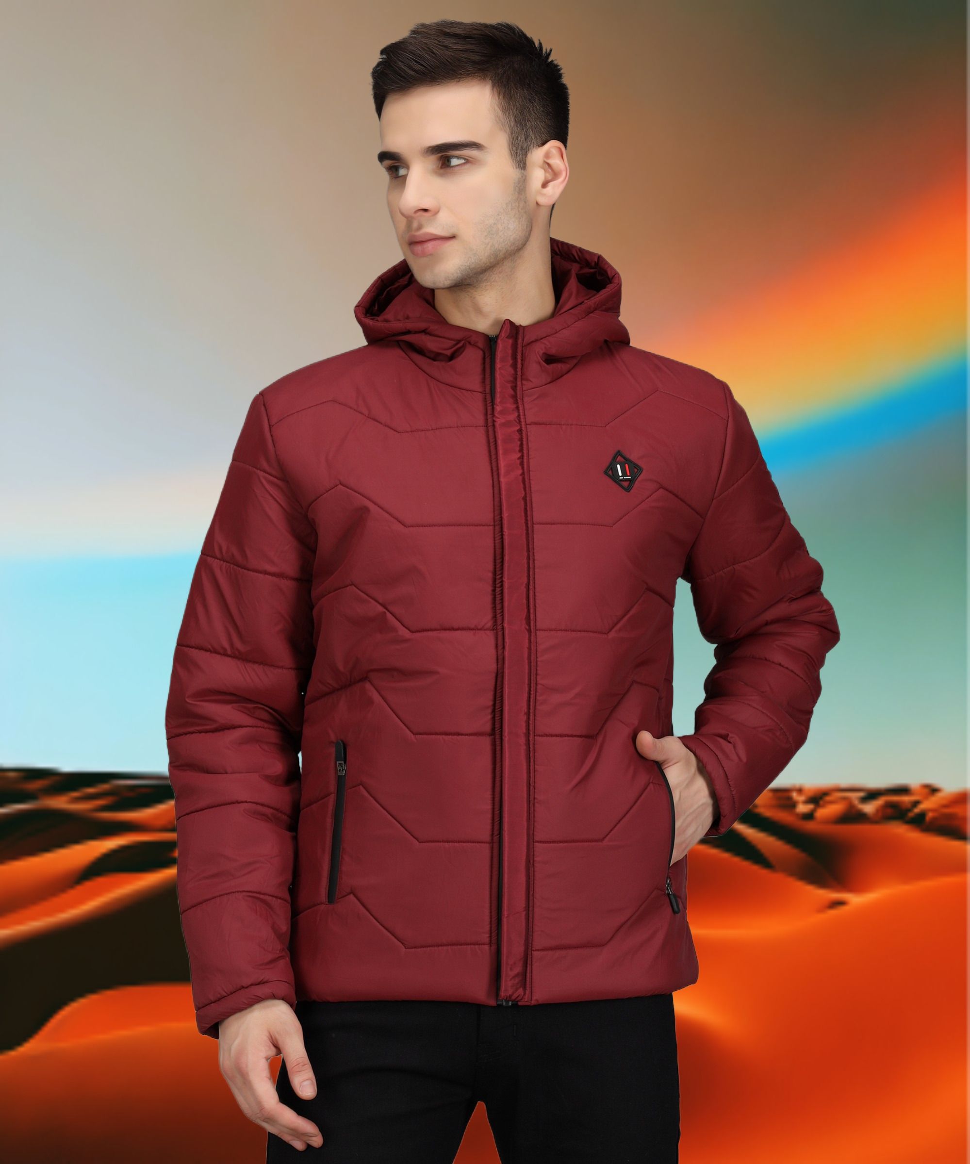christy world Men Solid Casual Jacket-picture-10