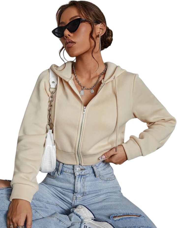 Women Solid Casual Jacket-image-8