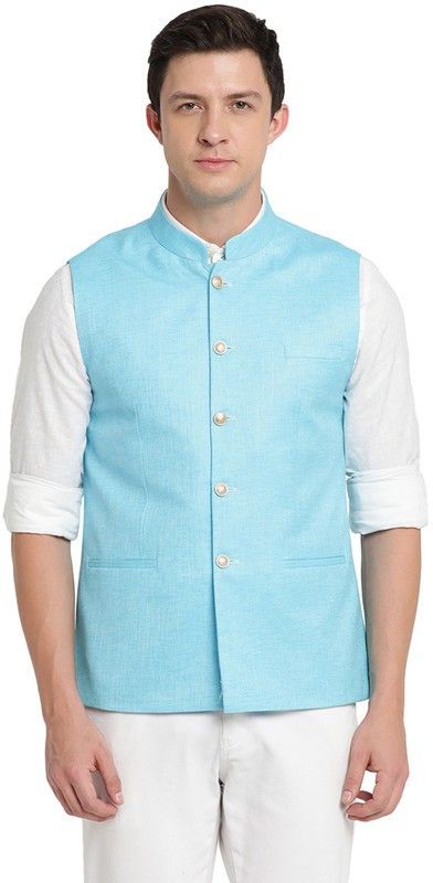 turtle Solid Men Waistcoat-picture-21