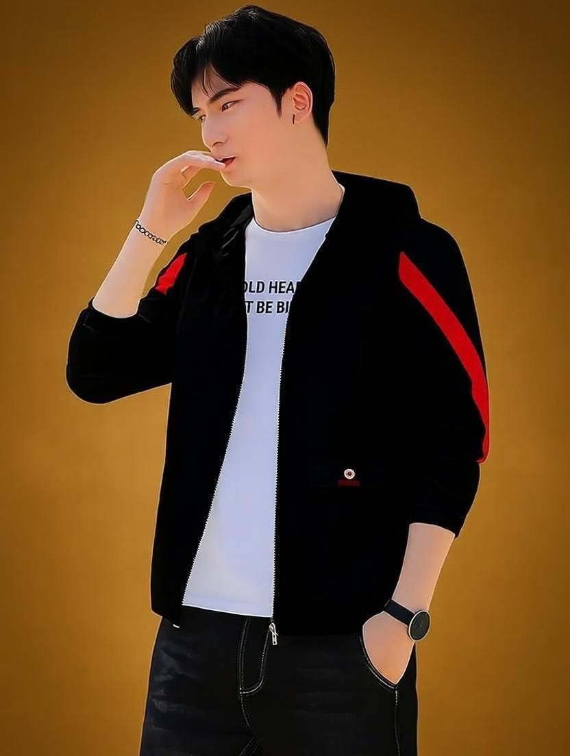 jhn fashion Men Solid Casual Jacket-picture-34