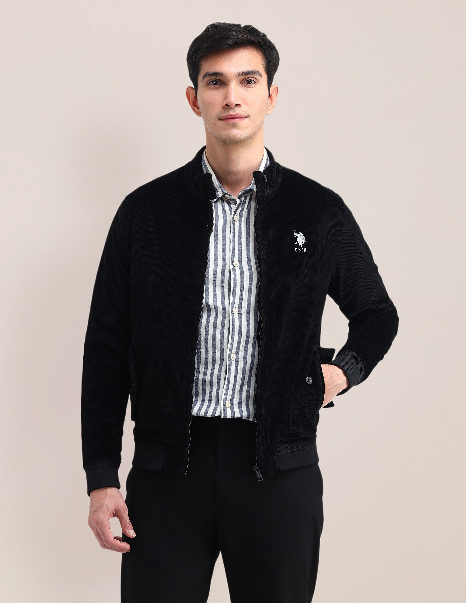 u.s. polo assn. Men Solid Casual Jacket-picture-28