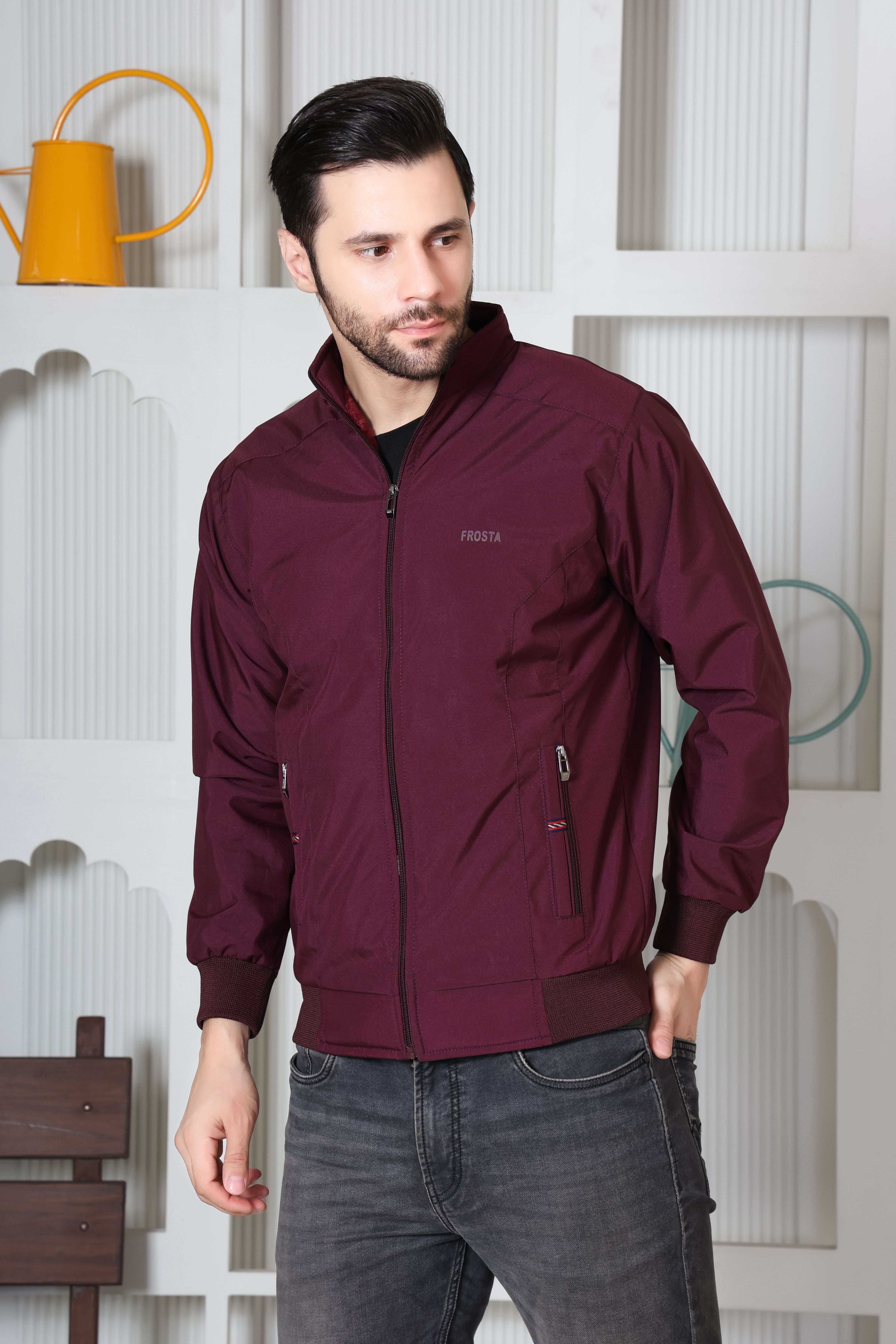 frosta Men Solid Casual Jacket-picture-25