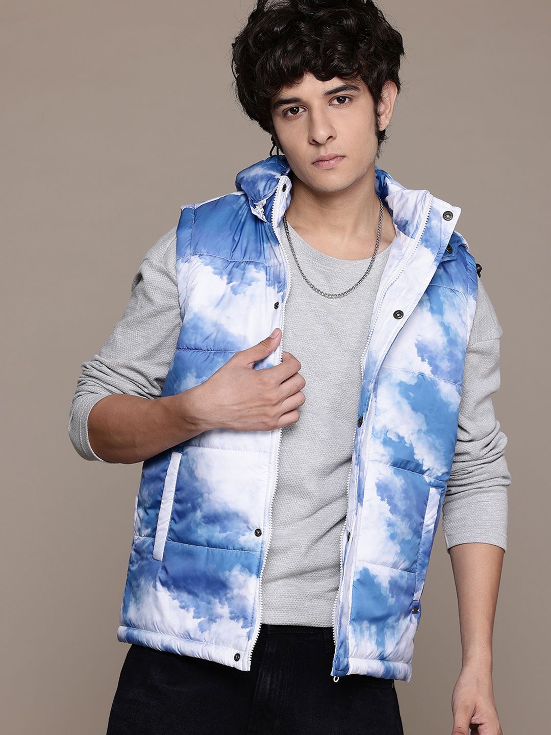 roadster Men Dyed/Ombre Padded Jacket-picture-26