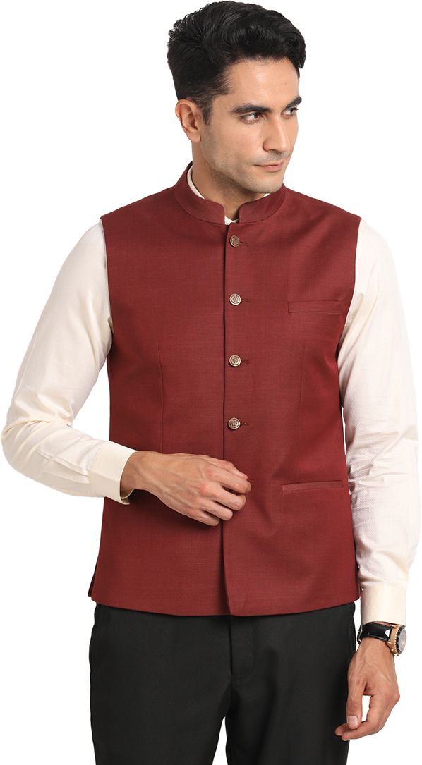 turtle Solid Men Waistcoat-picture-12