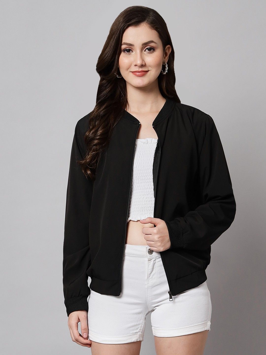 funday fashion Women Solid Casual Jacket-picture-34