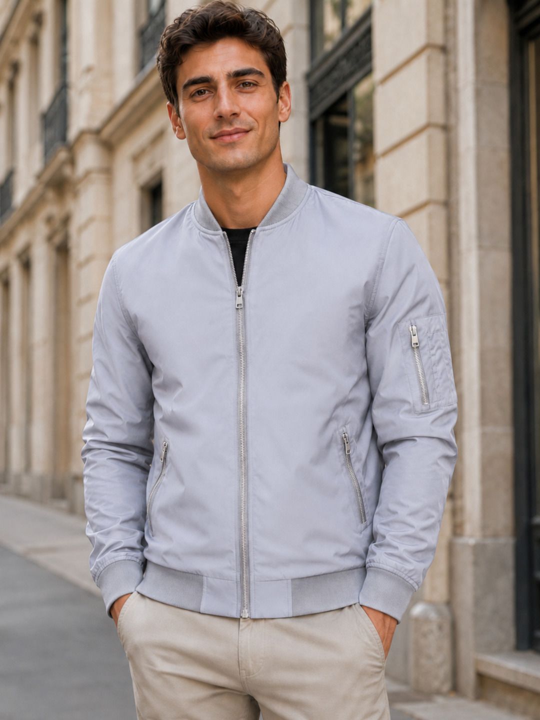 mia fashion Men Colorblock Casual Jacket-picture-11