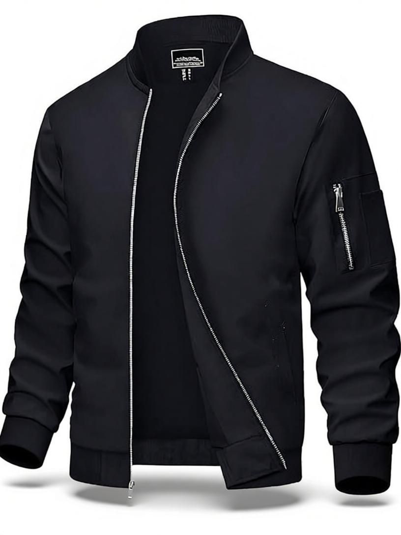 adityahub Men Solid Bomber Jacket-picture-10