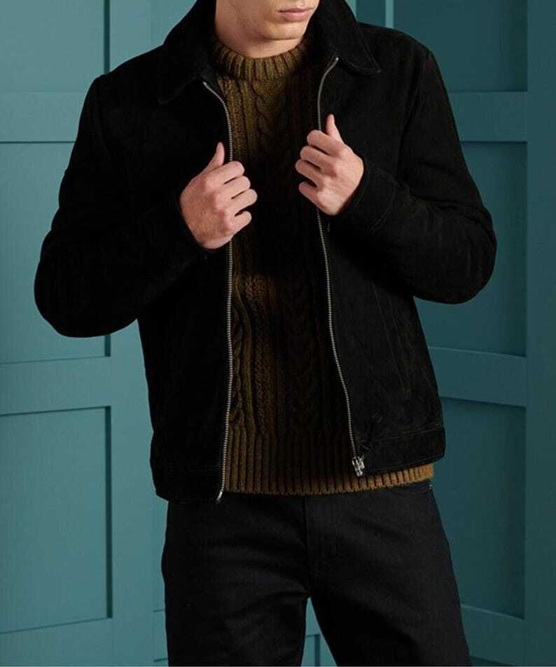 starqunt Men Solid Bomber Jacket-picture-11
