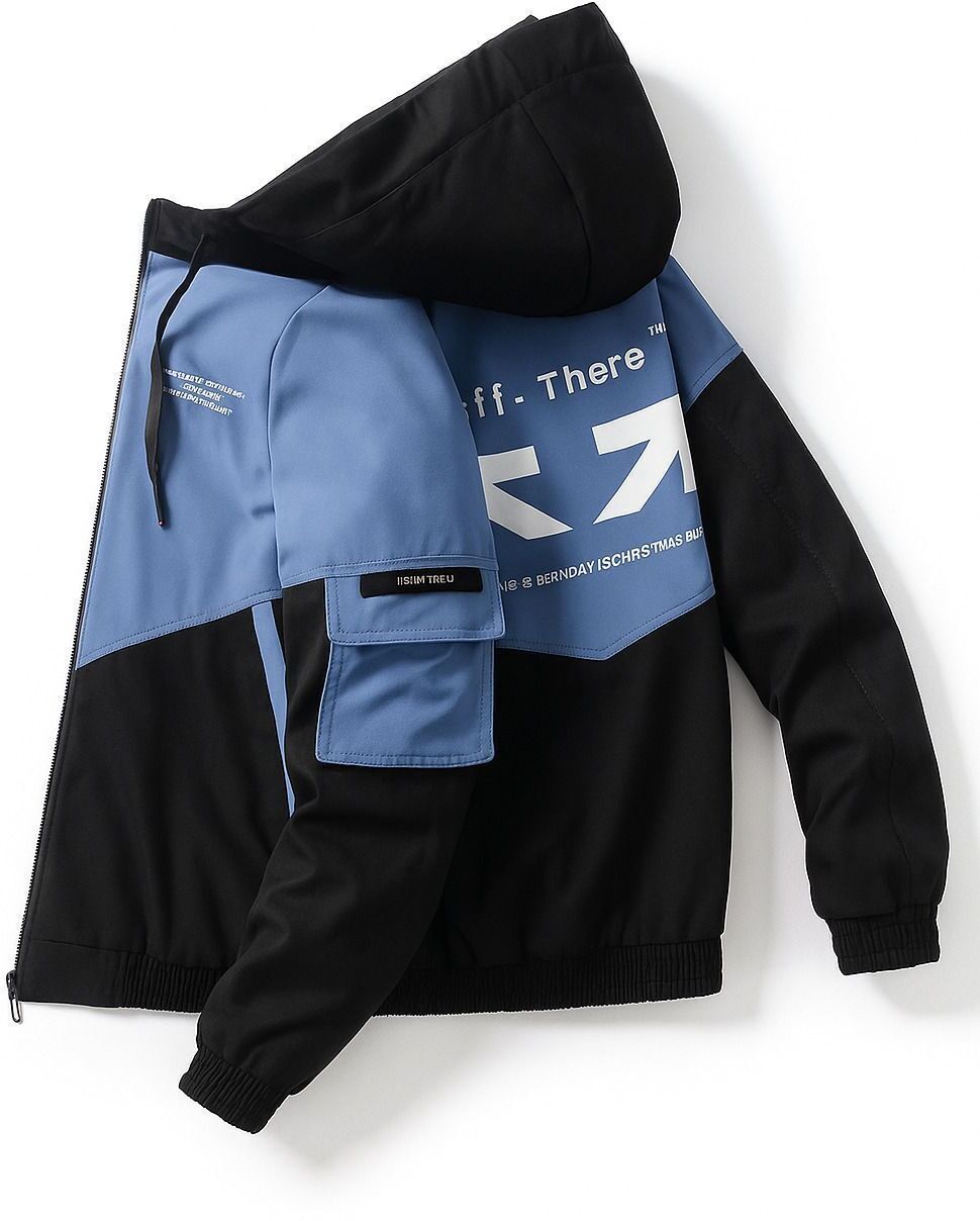 device of mw Men Colorblock Casual Jacket-picture-39