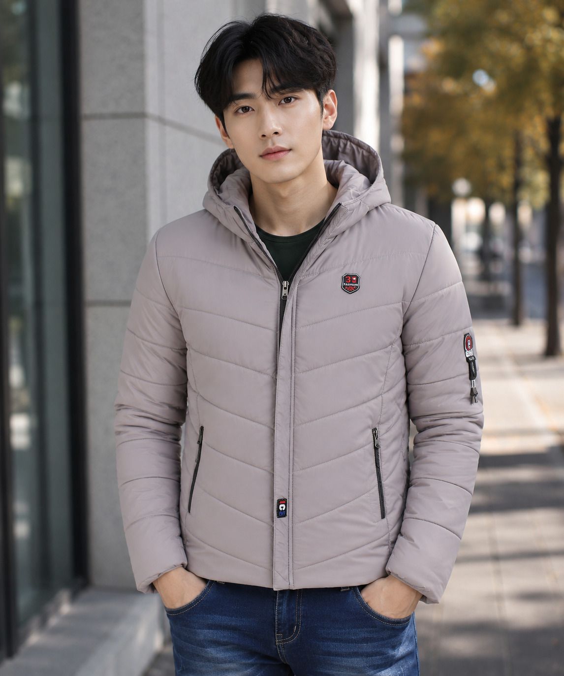 decanter Men Solid Puffer Jacket-picture-11