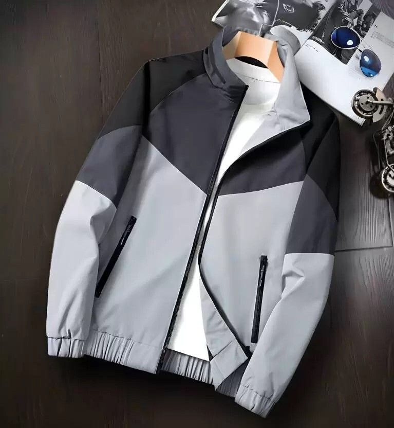 the indian shop Men Colorblock Casual Jacket-picture-17