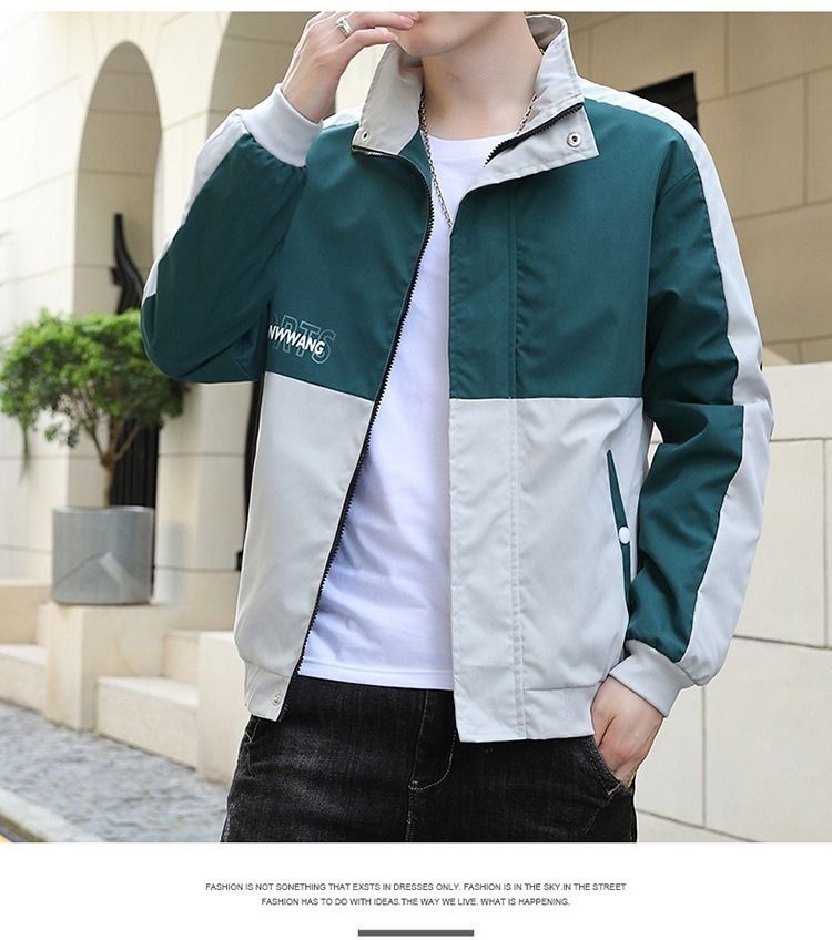 roxfid Men Colorblock Casual Jacket-picture-17