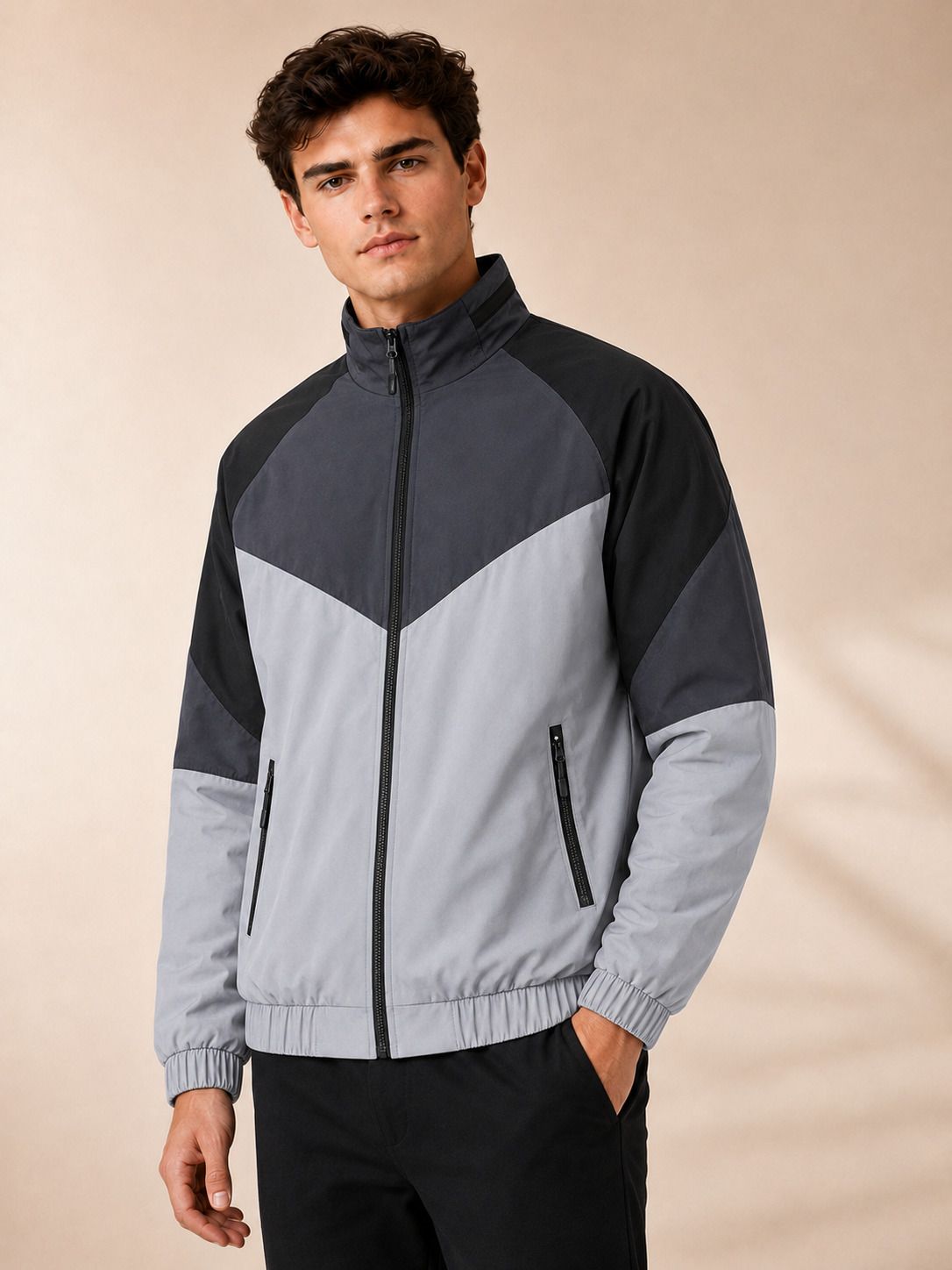 metronaut Full Sleeve Colorblock Men Casual Jacket-picture-29