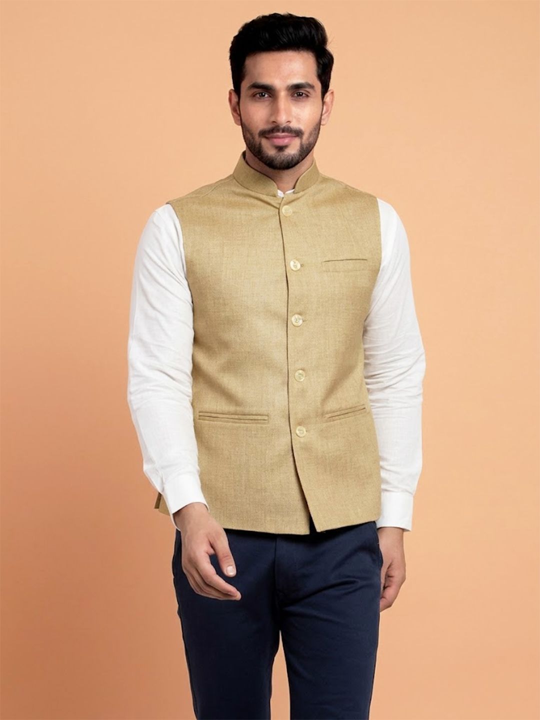 aurevia Solid Men Waistcoat-picture-16