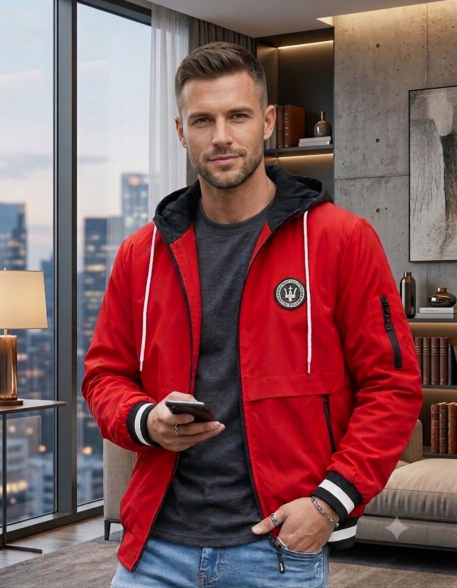 fazira Men Solid Casual Jacket-picture-13