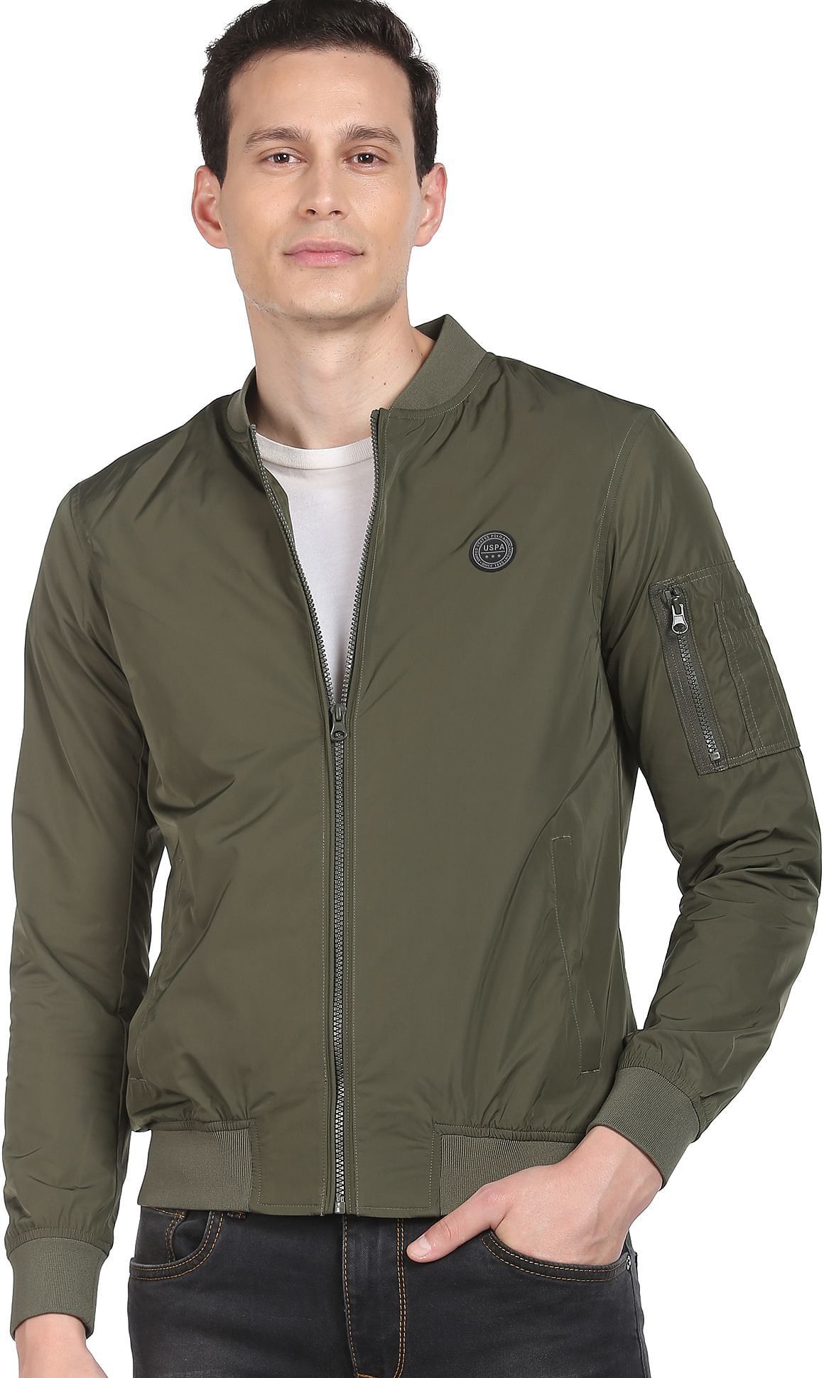 u.s. polo assn. Men Solid Casual Jacket-picture-44