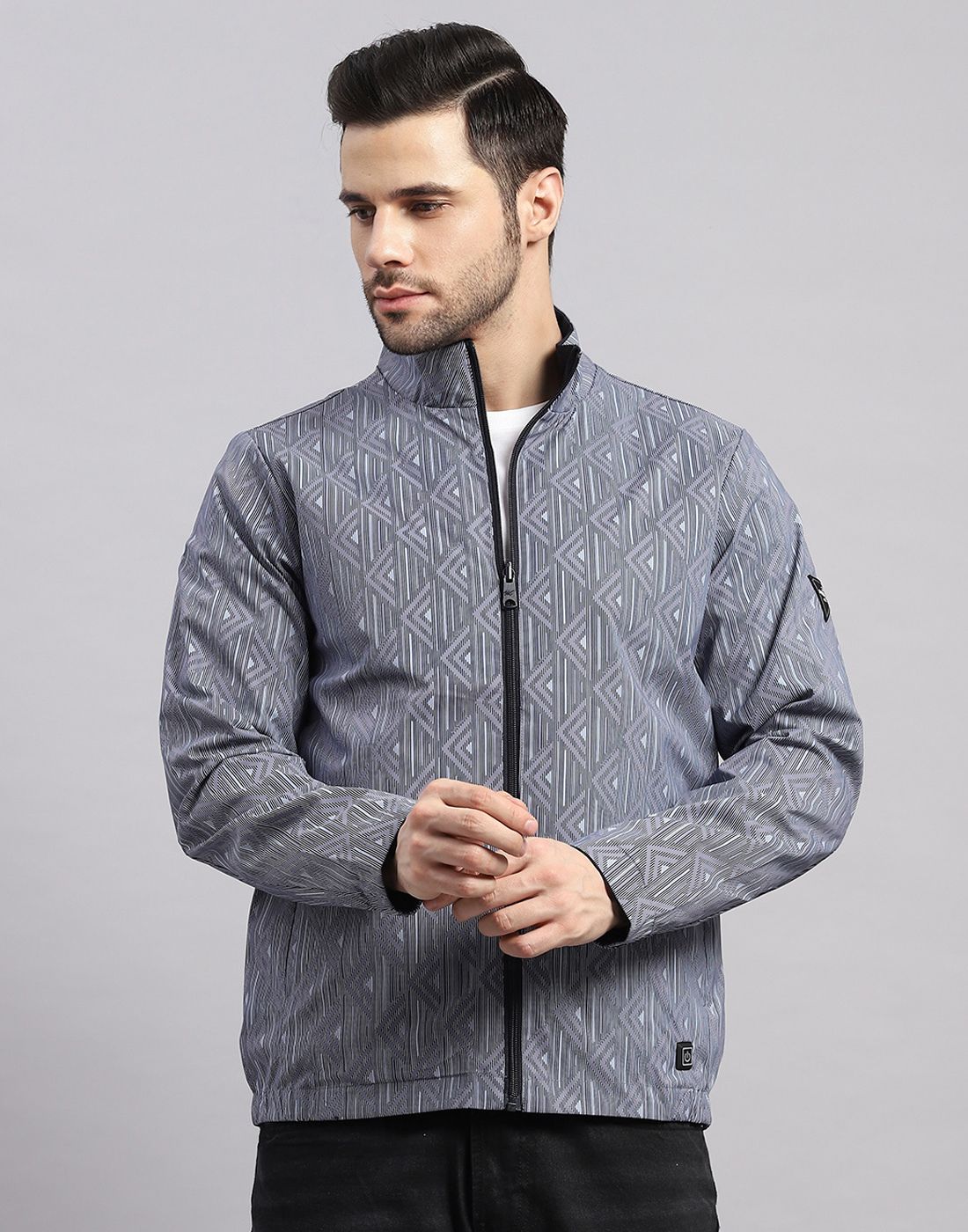 monte carlo Men Printed Casual Jacket-picture-14