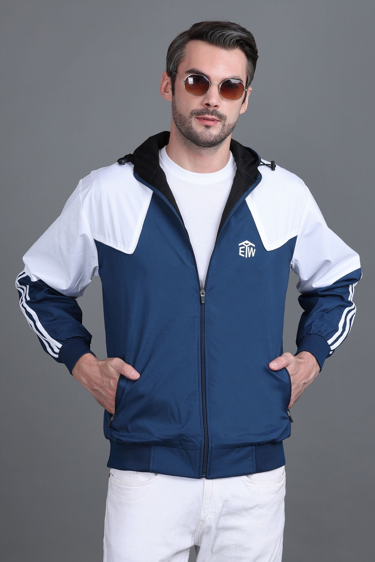 eWools Solid Men Wind Cheater-picture-15