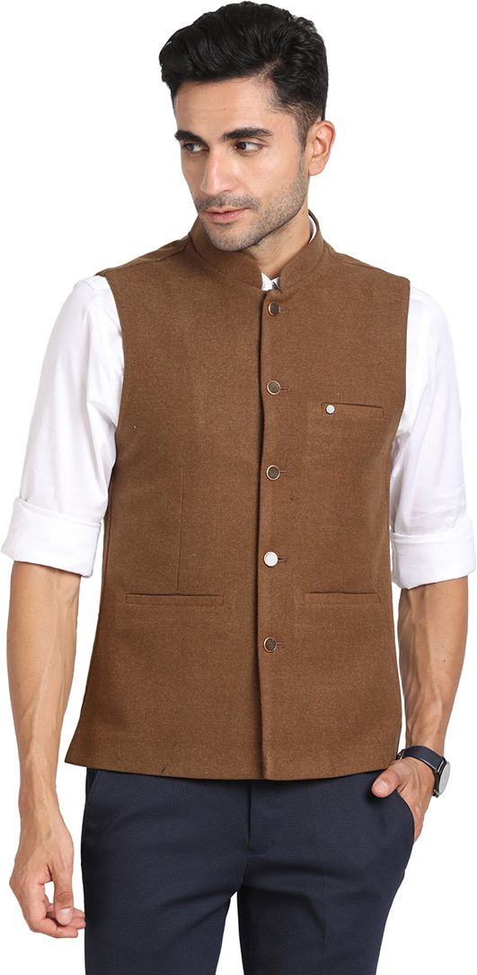 turtle Solid Men Waistcoat-picture-28