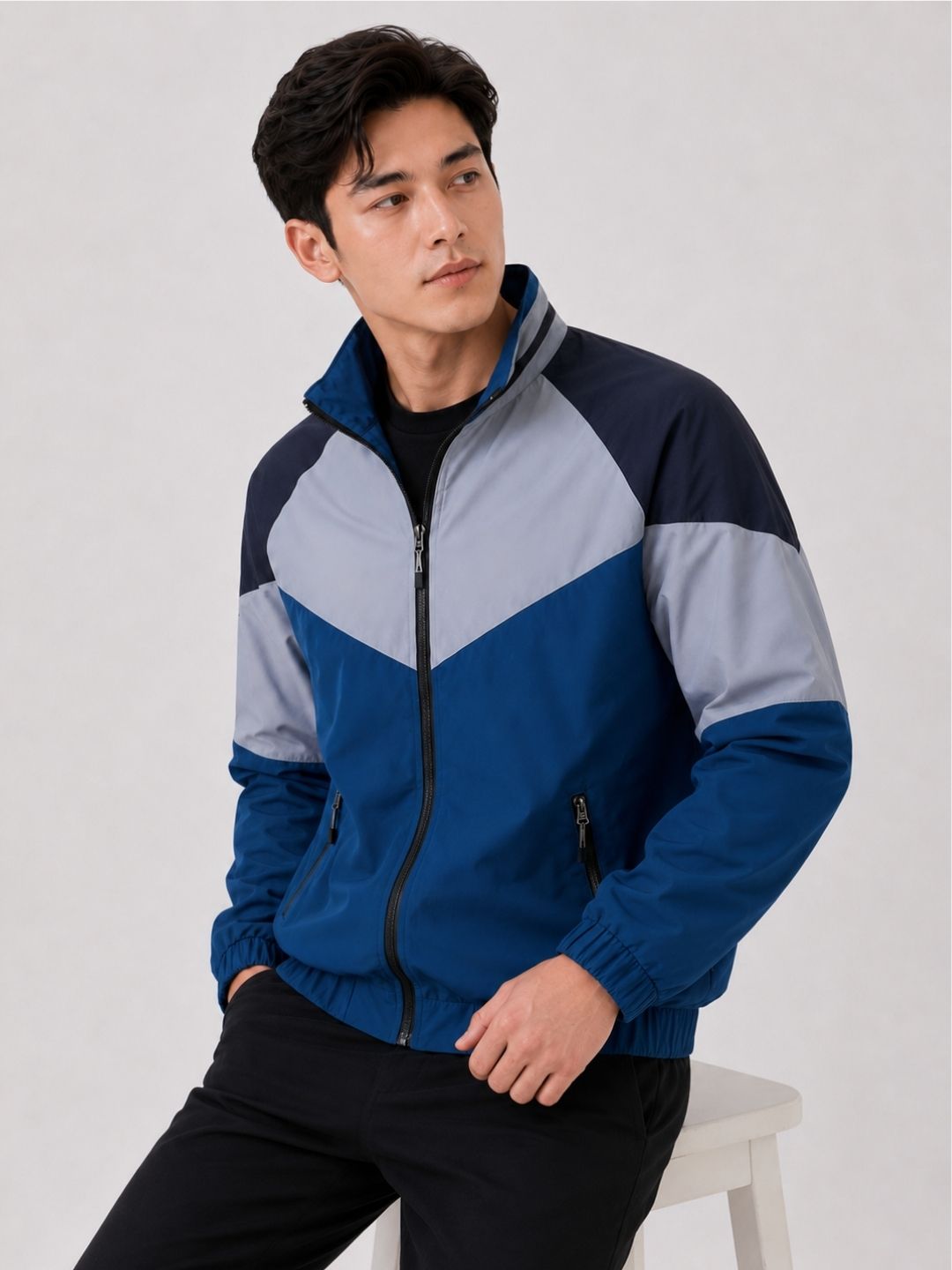 mia fashion Men Colorblock Casual Jacket-picture-44