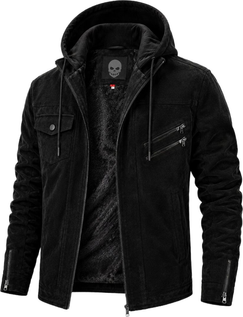 blaq ash Men Solid Biker/Riding Jacket-picture-20