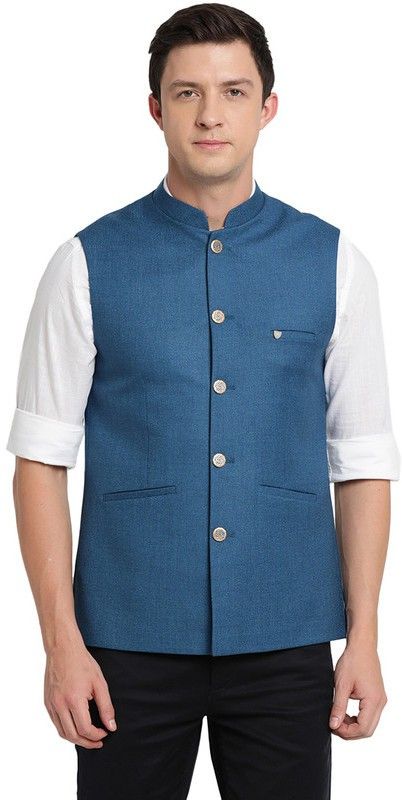 turtle Solid Men Waistcoat-picture-34