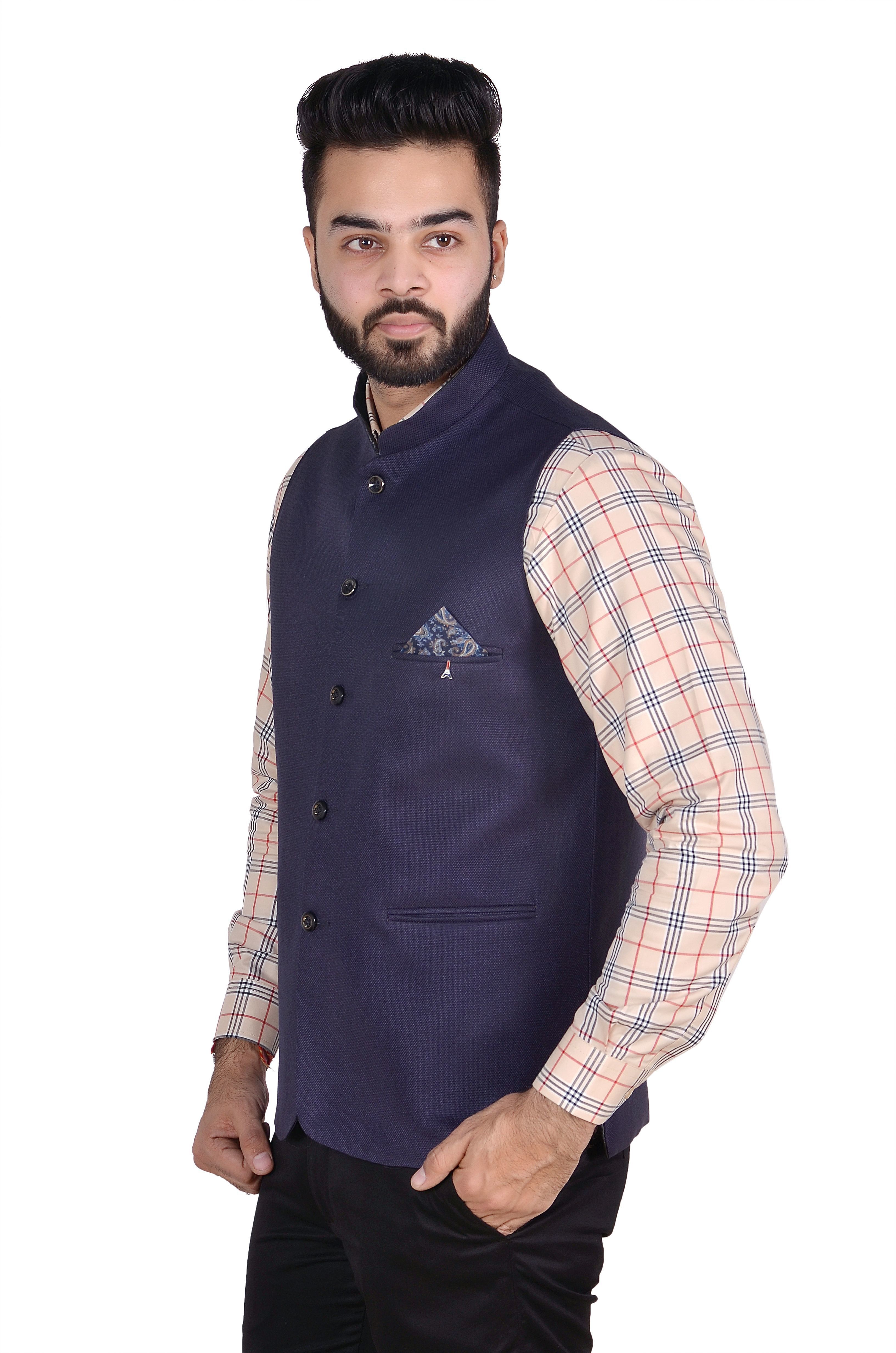 oora Solid Men Waistcoat-picture-20